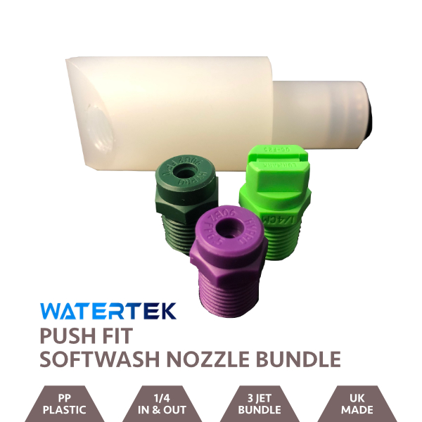 Softwash WFP Push Fit Adaptor Nozzle Bundle